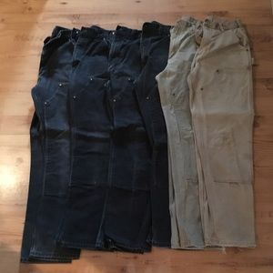 Men’s Carhartt Work Pants Lot